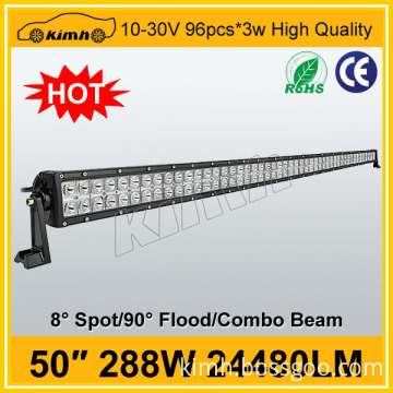 Led 50" 24480LM 288w led light bar for agriculture machinery